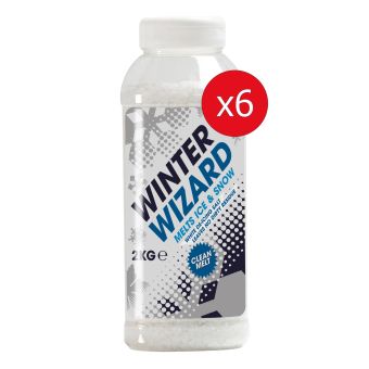 Winter Wizard Clean Melt 2kg Shaker Tub (Box of 6)