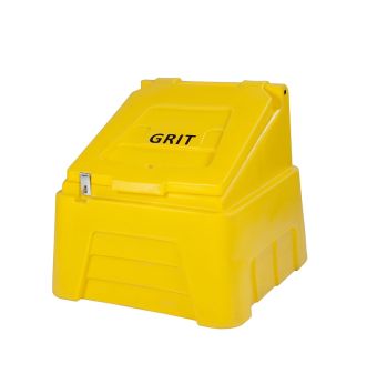 250kg/200L Yellow Lockable Premium Salt Bin