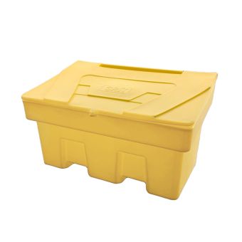 400kg/350L Yellow Stackable Lockable Salt Bin