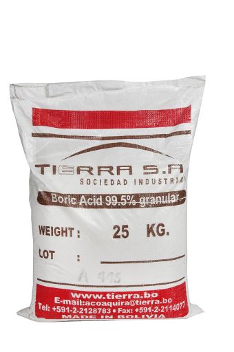 Boric Acid Granular Grade 25kg bag