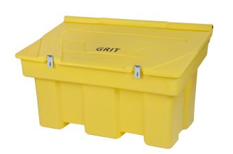 400kg/350L Yellow Stackable Lockable Salt Bin