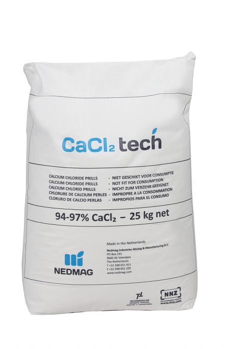 Calcium Chloride Prills 94-97% - 25kg Bag - Peacock Salt - Peacock Salt