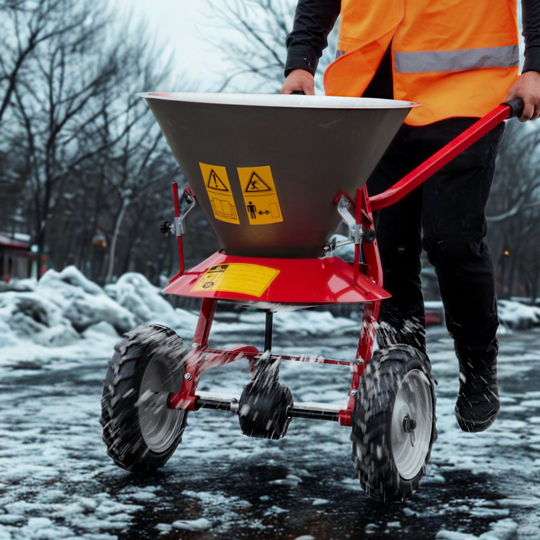 SALTY PLUGGER ソルティプラッガー　SPS133 Dolomite Salt Spreader for Heavy-Duty De-Icing | Peacock Salt