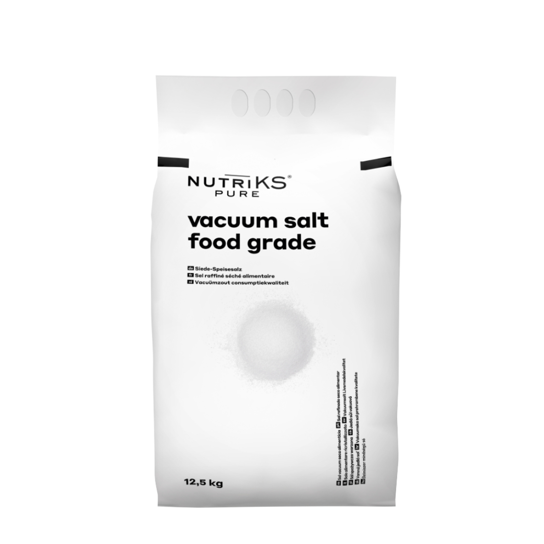 Pure Dried Vacuum Salt Food Grade 12.5kg Bag