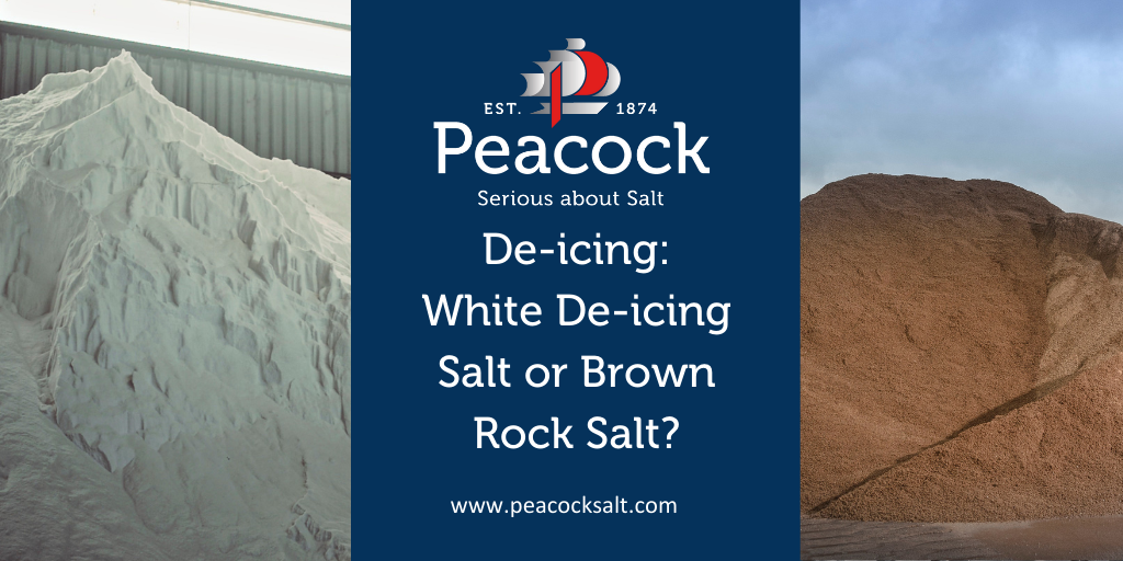 De-icing: White De-icing Salt or Brown Rock Salt?