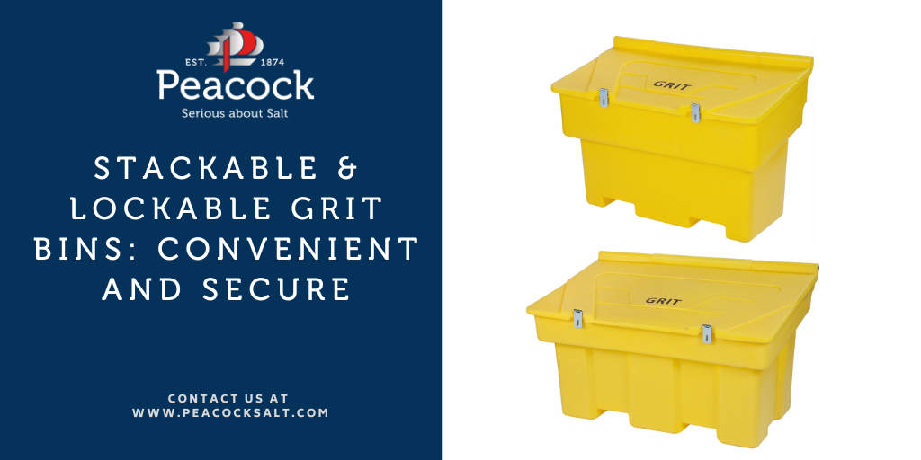 Stackable & Lockable Grit Bins: Convenient and Secure