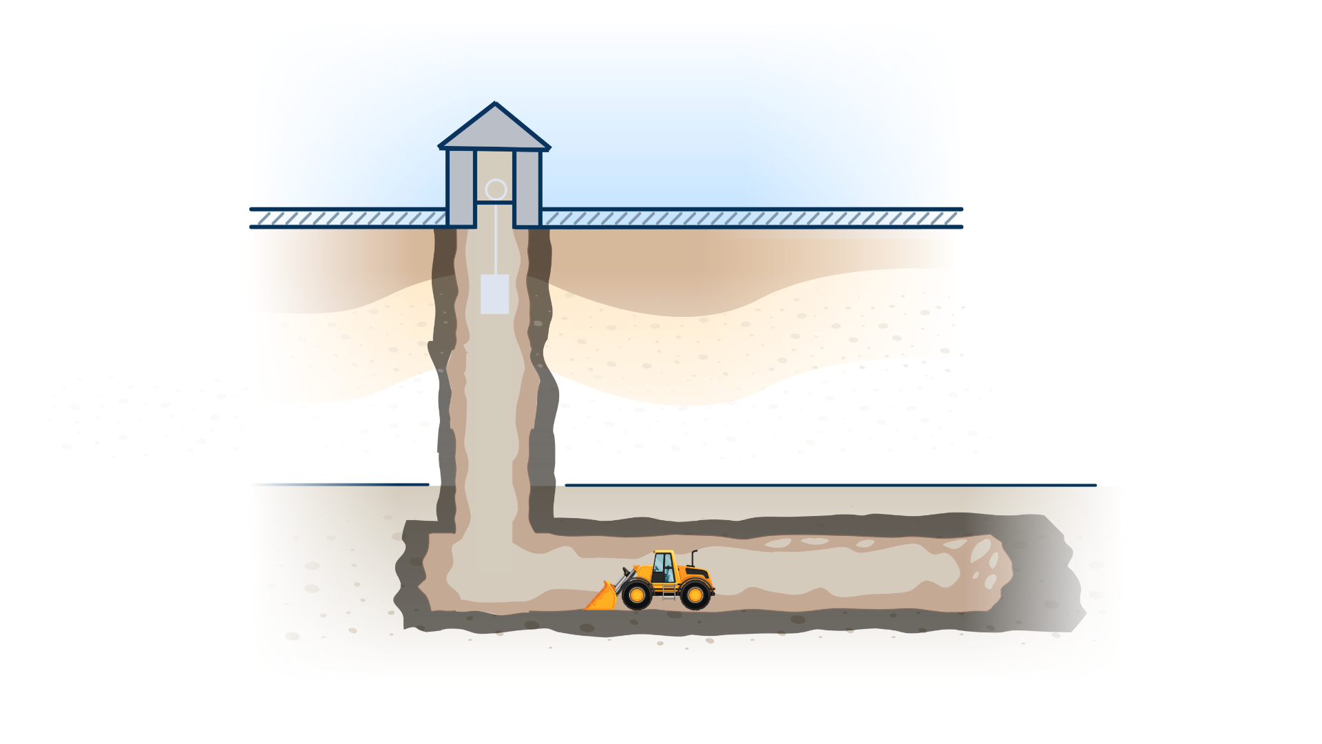Room and Pillar Mining infographic